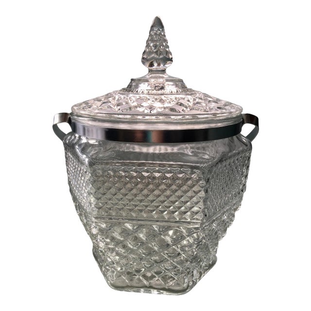 Mid 20th Century Anchor Hocking “Wexford” Ice Bucket For Sale