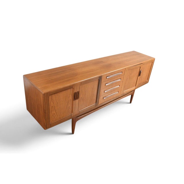 Mid 20th Century Mid 20th Century Large G Plan Fresco Credenza in Teak For Sale - Image 5 of 9