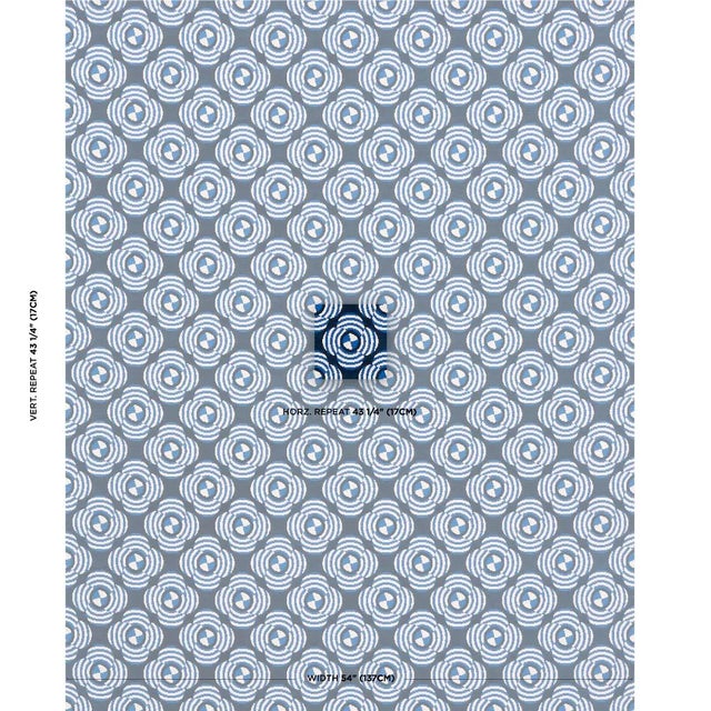 A geometric floral motif with an Art Deco echo, Le Moderne Cut Velvet is a gorgeous textural fabric design by Johnson...