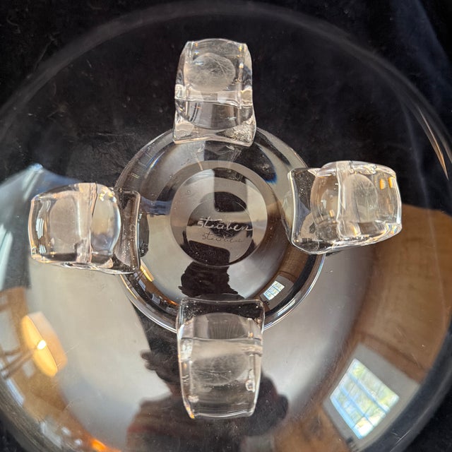 Steuben Glass 1950s Steuben Scroll-Footed Bowl For Sale - Image 4 of 8