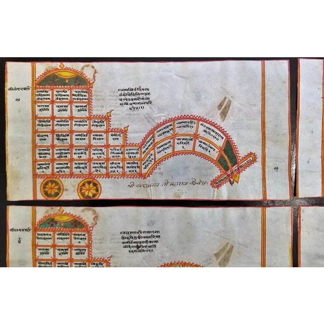17c Set of 8 Paintings From a Yantra For Sale - Image 12 of 13