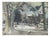 Richard Gessner, Kalkum Castle in Winter (Düsseldorf), 1940, Oil Painting on Canvas, Framed For Sale
