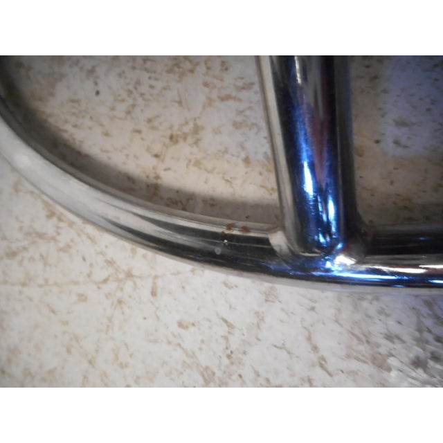 Contemporary Modern Reclining Swivel Lounge Chair and Ottoman For Sale In New York - Image 6 of 12