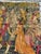 Discover the elegance of this mid-century french hand-printed tapestry featuring the exquisite design of the renowned...