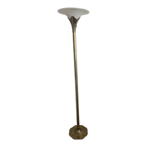 Vintage Stiffel Brass Tulip Torchiere Floor Lamp Original