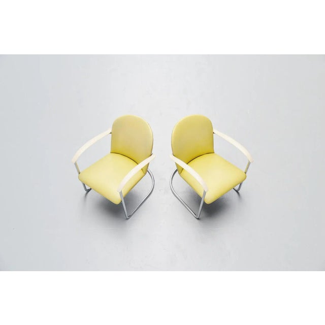 Gispen Lounge Chairs Model 414 Th by Wh Gispen for Delft, 1961, Set of 2 For Sale - Image 4 of 9