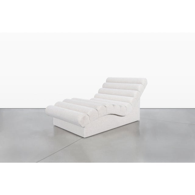Mid-Century Modern Mid-Century Modern “Wave” Chaise Lounge Styled After Adrian Pearsal For Sale - Image 3 of 12