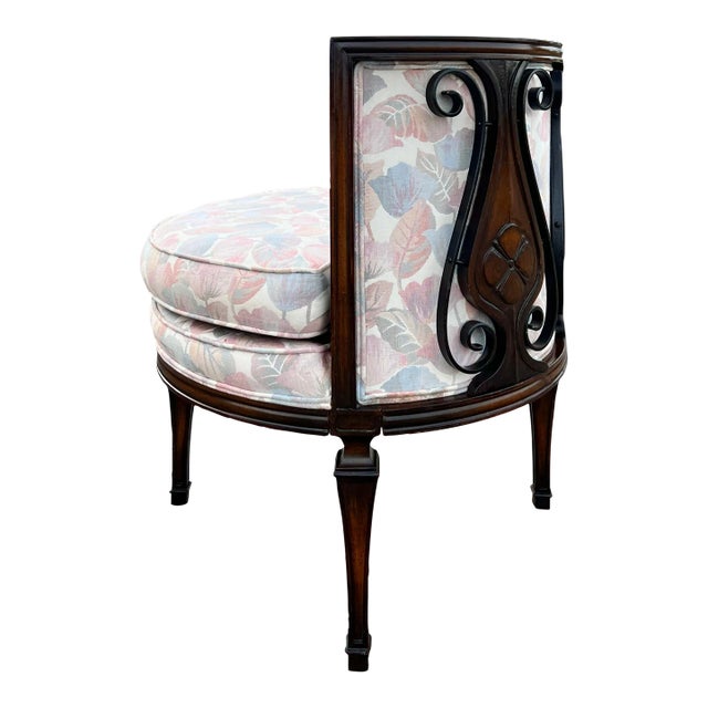 Mid Century Barrel Back Lounge Chair For Sale