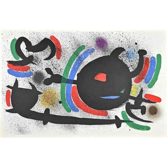 Modern Joan Miró, Lithographe I, Plate X, Lithograph, 1972 For Sale - Image 3 of 3