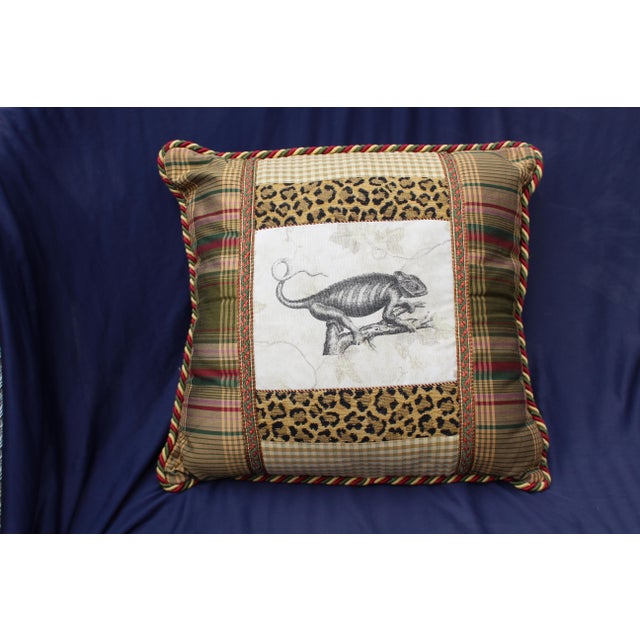 Textile Late 20th C. Custom Pillow For Sale - Image 7 of 7