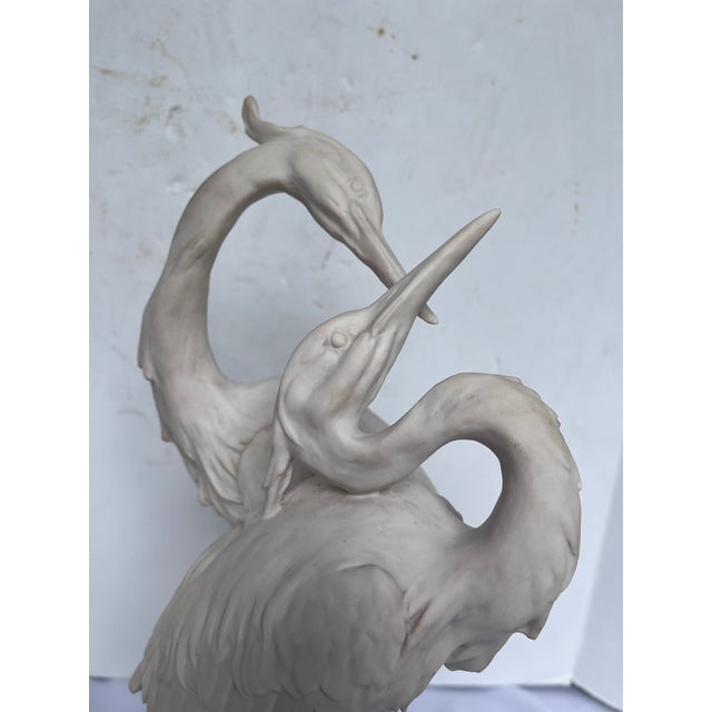 Vintage Giuseppe Armani Porcelain Heron Table Lamp - Hollywood Regency For Sale - Image 14 of 18