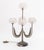 Art Deco Five-Branch Glass and Marble Table Lamp For Sale In New York - Image 6 of 9