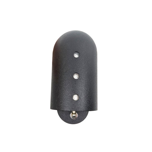 Metal Black and Chrome Plated Metal Adjustable Snodo Wall Lamp by S. Mazza for Quattrifoglio, 1970s For Sale - Image 7 of 15
