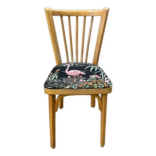 Vintage Chair in Beech from Baumann, 1950s For Sale