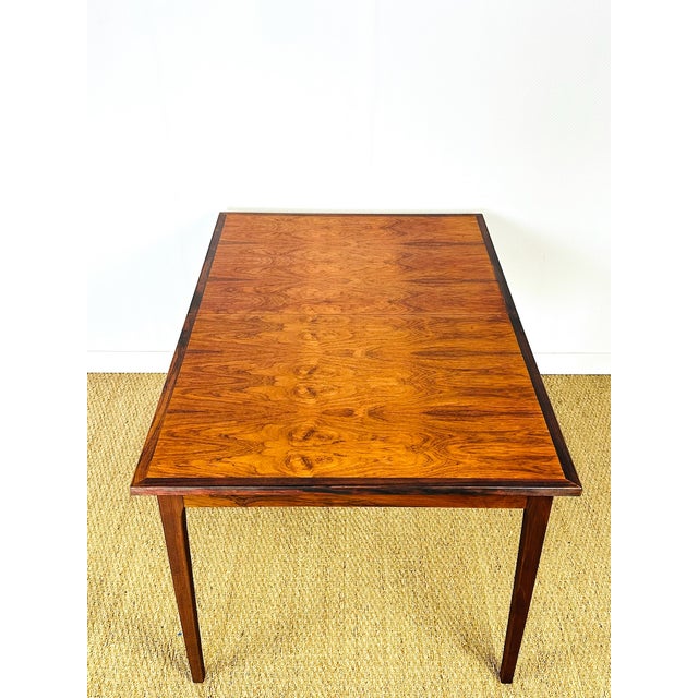 Contemporary Scandinavian Walnut Dining Table with Butterfly Extensions, 1960 For Sale - Image 3 of 18