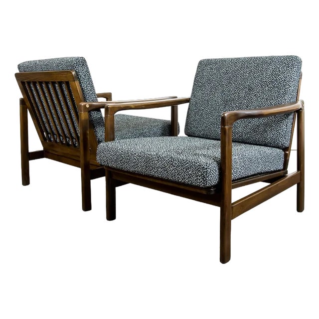 Set of B-7522 Armchairs by Zenon Bączyk, 1960s For Sale