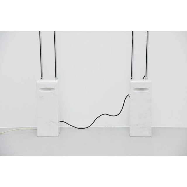 Metal Gesto Floor Lamp by Bruno Gecchelin for Skipper, Italy, 1975, Set of 2 For Sale - Image 7 of 9