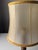 1950s Vintage Table Lamp in Oak with Parchment Leather Shade by Charles Dudouyt, France, 1950s For Sale - Image 5 of 11
