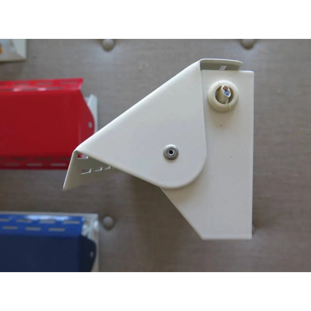 1960s Modernist Anvia Aluminum Multi-Color Sconces - Set of 4 For Sale In Tampa - Image 6 of 8