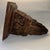 Spanish Revival Vintage Spanish Revival Hand Carved Wood Wall Bracket Shelf Sconce Moody Corbel For Sale - Image 3 of 16