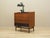 The dressing table was made in the 1970s in Denmark. The structure is covered with teak veneer. The legs and handles are...
