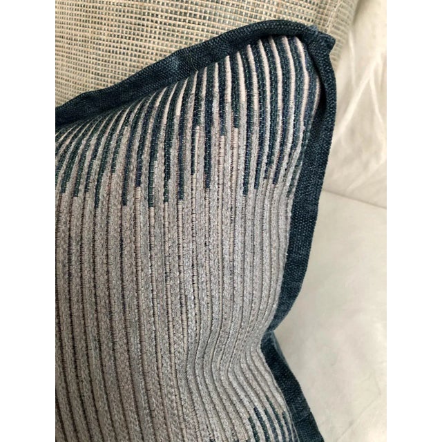 Ombre Strip Throw Pillow For Sale - Image 4 of 6