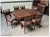 Antique Art Nouveau Dining Set with Extendable Table and Chairs, 1910, Set of 7 For Sale - Image 12 of 12