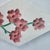 Sculpture Materials Mid 20th Century Cherry Blossom Chalkware Wall Plaques- Set of 3 For Sale - Image 7 of 12