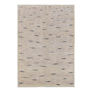Pink & Black Modern Hand Knotted Rug
