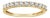 IGI Certified 1/2 Cttw Diamond 10K Yellow Gold Prong Set Fluted Band Style Wedding Ring - Size 6 For Sale