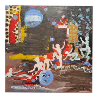 Picture Perfect Is an Original Collage by Susan Cohen and Is Part of a Diptych With "The Wild Side" For Sale