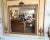 Early 1900's Italian Trumeau Mirror With Hand Painted Inset Top Panel and Gold Details For Sale - Image 4 of 12
