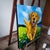 "Joy Runs Free" is part of the series "The Language of Hope." The dog represents companionship, playfulness and the...