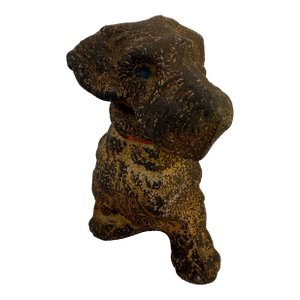 1930s Cast Iron Very Heavy Hubley Terrier