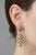 Early Victorian 18k Gold Diamond Earrings With Leaf and Ribbon Motif With 6 Carats For Sale - Image 12 of 13