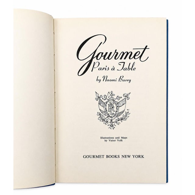 Published in 1971 by Gourmet Books, Paris à Table by Naomi Barry is a charming culinary guide to the restaurants of Paris...