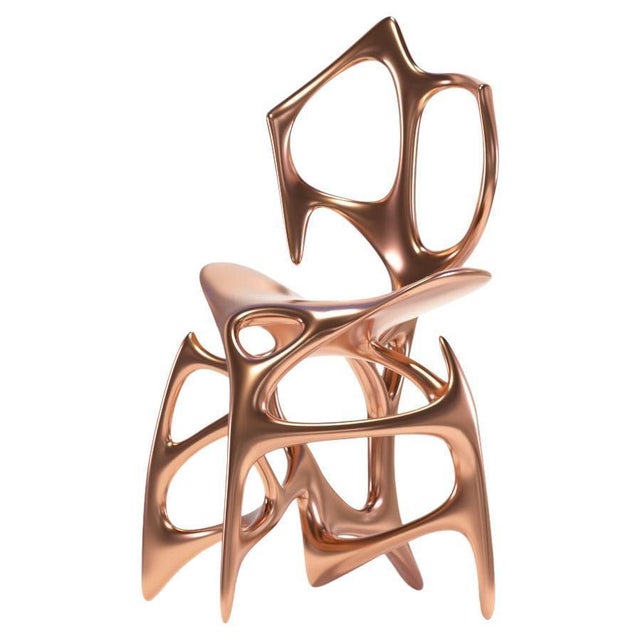 Brass AI Standard Gu Chair by Duen Studio For Sale - Image 14 of 14