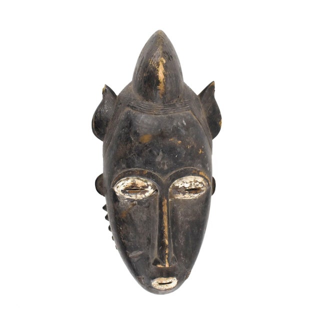 Early 20th Century Yaure Baule Portrait Mask Cote d'Ivoire For Sale In Denver - Image 6 of 7
