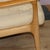 Mid-Century Modern Easy Armchair in Off-White Upholstery and Light Wood, 1960s For Sale - Image 9 of 13