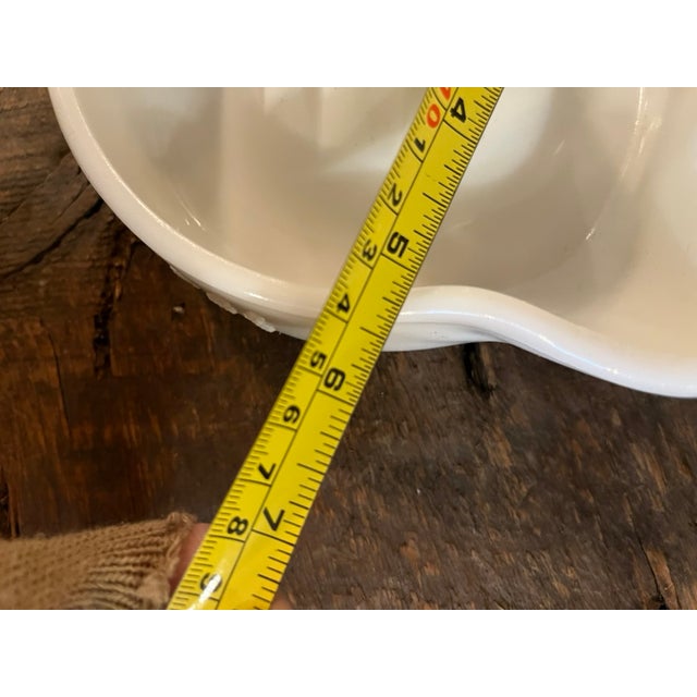 White Vintage Milk Glass Sunkist Juicer For Sale - Image 8 of 8