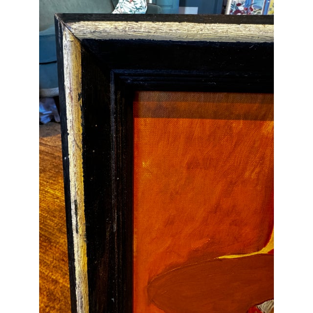1970s Vincent Van Gogh Style Painting of "Portrait of Patience Escalier"ier" For Sale - Image 4 of 7