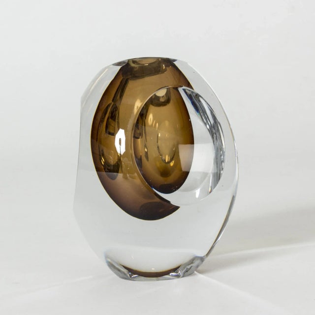 Glass Ventana Vase by Mona Morales-Schildt For Sale - Image 3 of 7