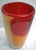 1970s Glamorous Mid-Century Cased–Glass Block Vase With Red Interior - Makora Krosno Poland For Sale - Image 5 of 17