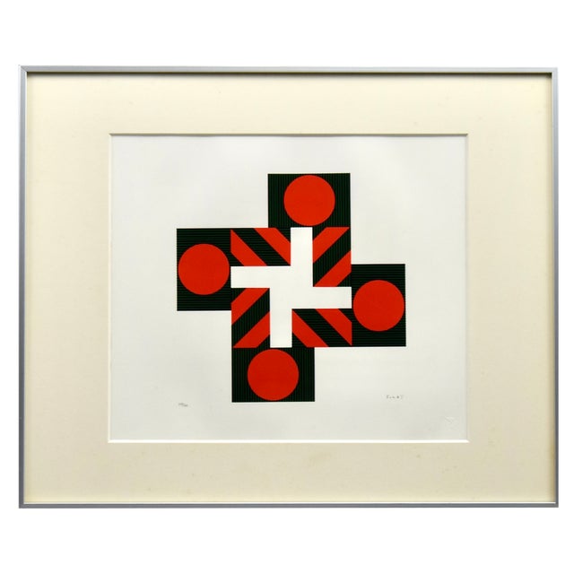 Kumi Sugaï, Crossing 4, 1978, Screenprint For Sale