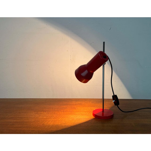 Mid-Century Space Age Modern Swiss Table Lamp, 1960s For Sale - Image 14 of 18