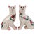 Antique Sponge Ware Pottery Mantel Cats in the style of Wemyss, 1890s, Set of 2 For Sale - Image 13 of 13