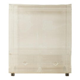 Acrylic Chest of Drawers, 1980s For Sale