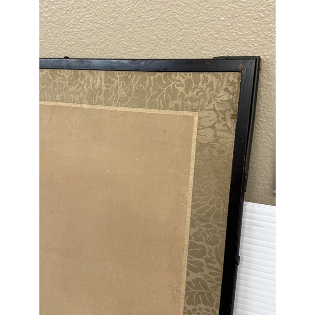 Japanese Byobu Taoist Folding Divider, Antique For Sale In San Francisco - Image 6 of 15