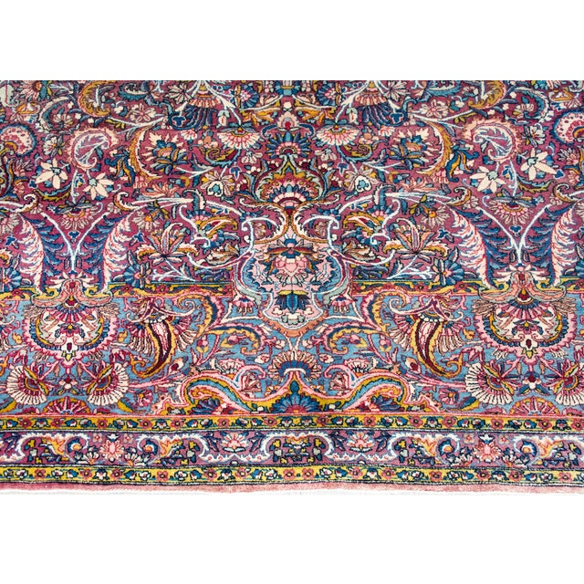 Early 20th Century Persian Kirman Rug For Sale - Image 10 of 15