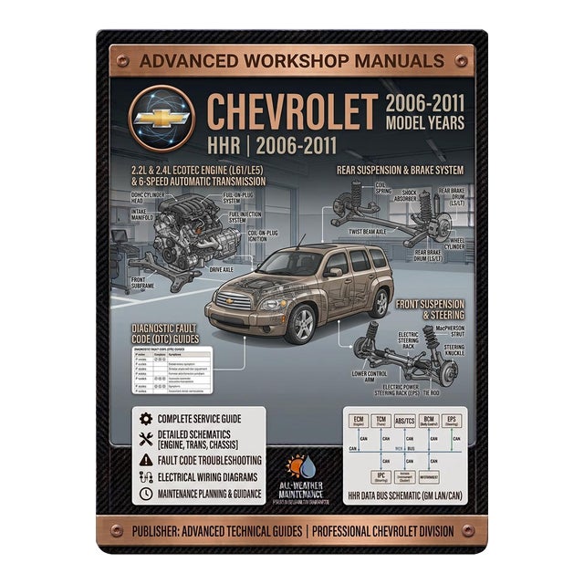 Chevrolet HHR 2006-2011, Car Repair Manual, Workshop Guide Book For Sale